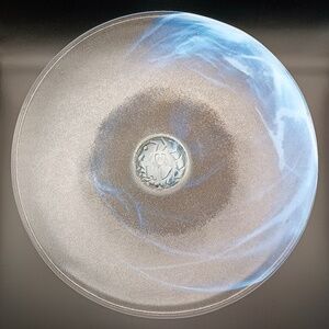 Kosta Boda art glass UHV "Mine" Series cake stand